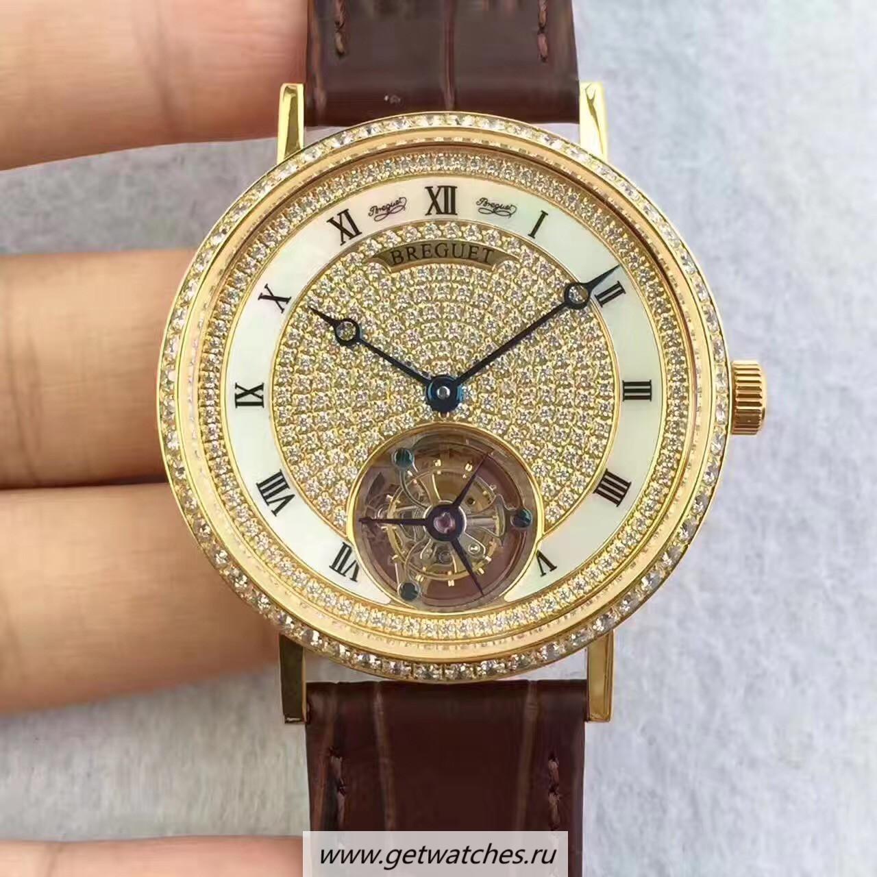 Shop Breguet Classique Tourbillon BGF Yellow Gold & D1am0nds D1am0nd Dial Tourbillon