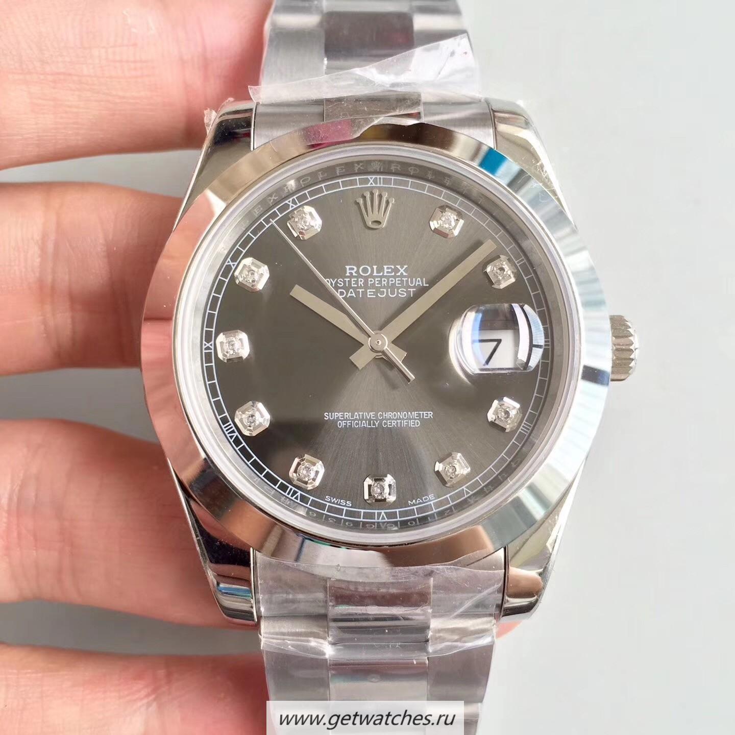 High Quality R01ex Datejust II 126300 41mm Noob Factory SS Anthracite Dial 3235