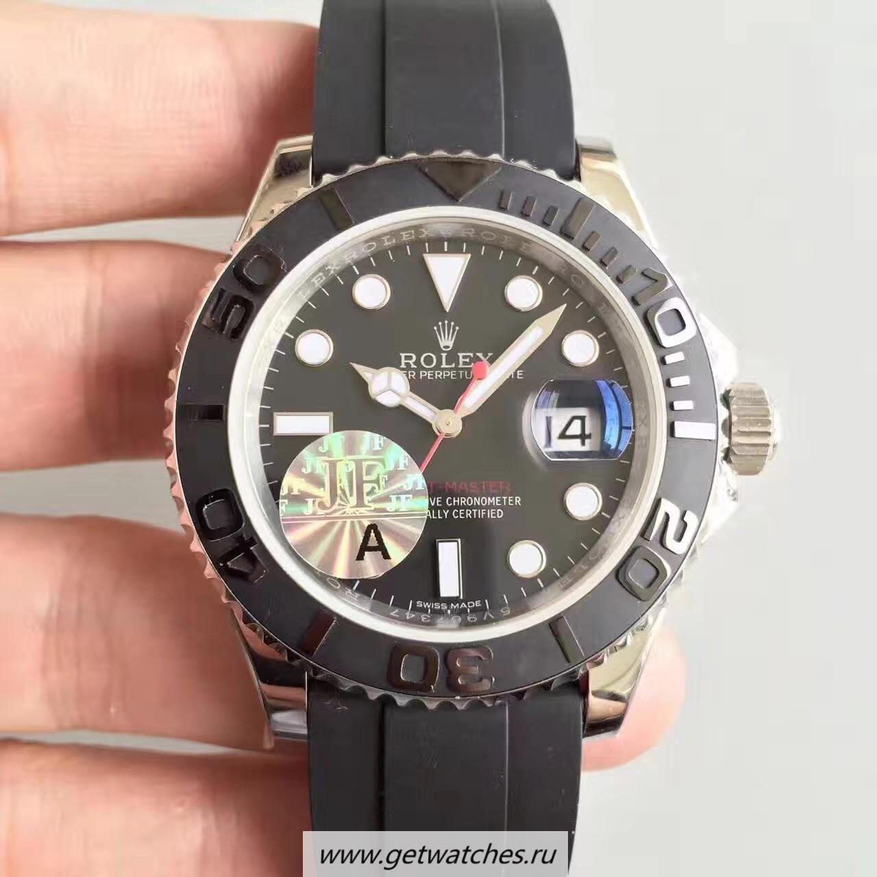 NEW Replica R01ex Yacht-Master 40 116655 2018 JF SS Black Dial 2836